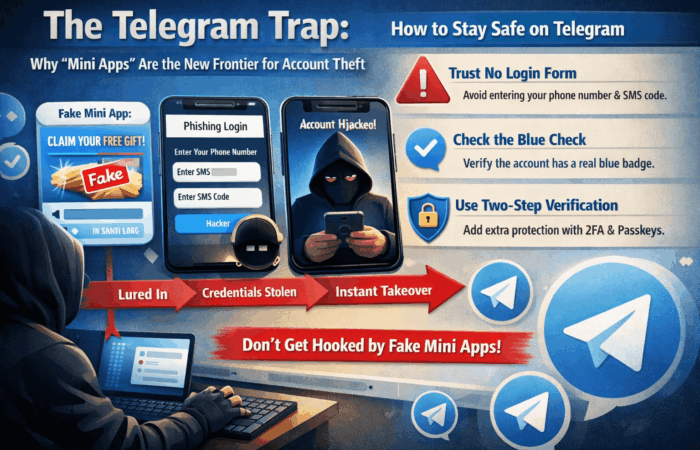 The Telegram Trap: Why “Mini Apps” Are the New Frontier for Account Theft