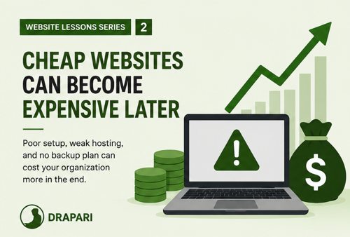 Website Lessons Series 2: Cheap Websites Can Become Expensive Later